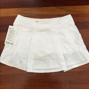 Lululemon Pace Rival Skirt - white